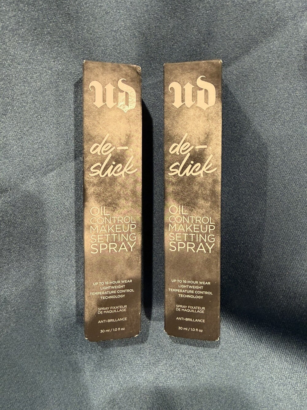 Bundle of 2 Urban Decay De-Slick Oil Control Makeup Setting Spray 1 oz NIB